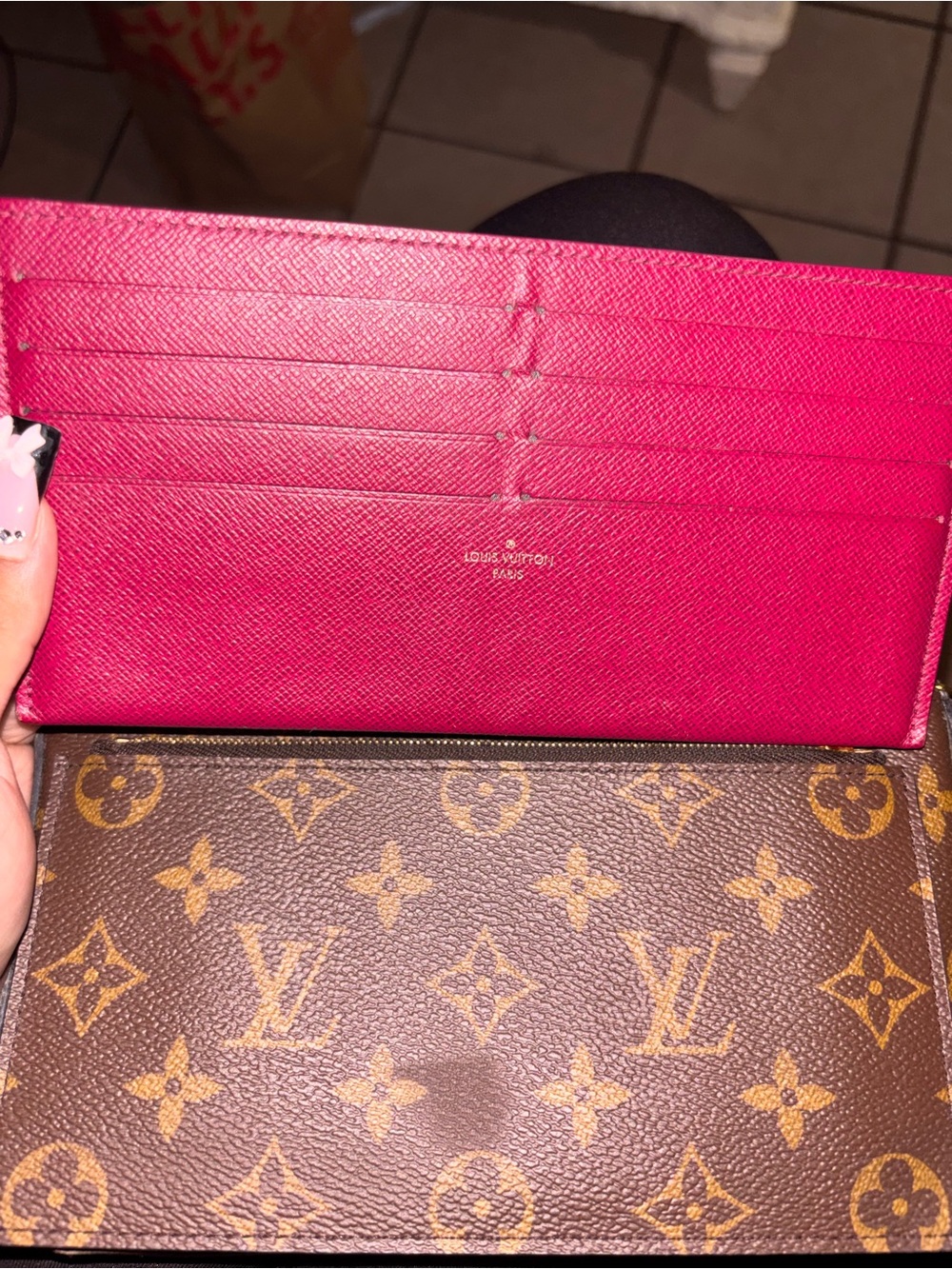 Louis Vuitton Monogram Felicie Pochette Crossbody Wallet - Picture 8 of 9